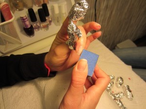 color street nail removal via butter block filer