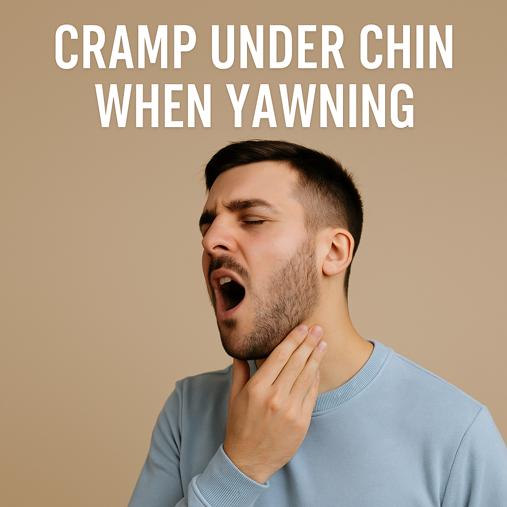 Cramp Under Chin When Yawning